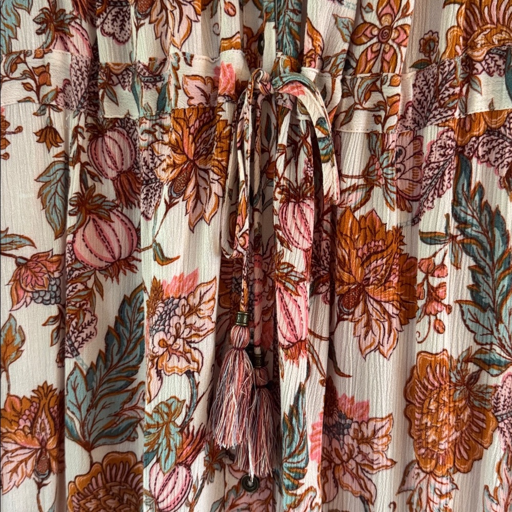 Knox Rose Women’s Multicolor Floral Short Sleeve Maxi Dress - Picture 6 of 13